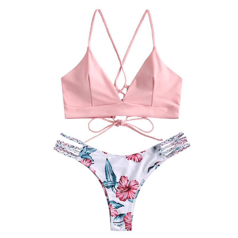 Women'S Solid-Color Separate Swimsuits Are Hot At Aliexpress