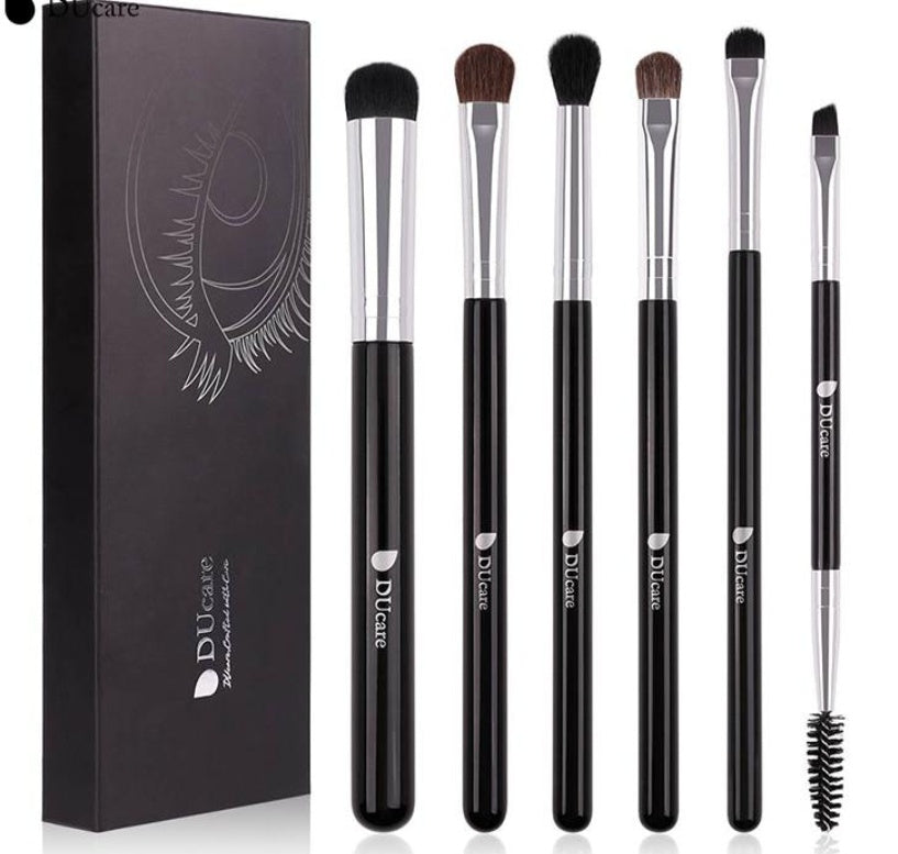 Factory direct 6 makeup brush set double head makeup brush double eye shadow brush beauty tools wholesale