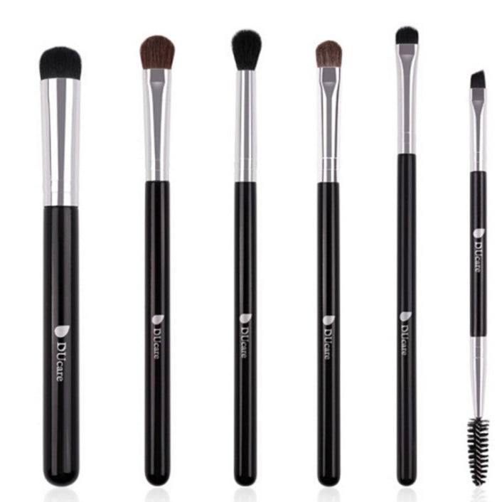 Factory direct 6 makeup brush set double head makeup brush double eye shadow brush beauty tools wholesale